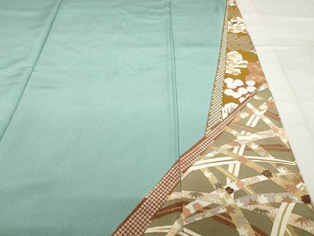 平和屋着物●訪問着　友禅　駒刺繍　誰が袖吉祥花文　金彩　ロング丈　正絹　逸品　AABH8428ck_7