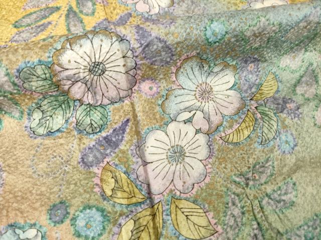 平和屋着物●訪問着　辻が花　舞花文　暈し染め　金彩　三越扱い　正絹　逸品　AABH8456ck_5