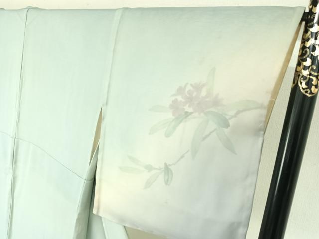 平和屋着物▽訪問着　無双　紗袷　紗×絽　枝花文　三越扱い　正絹　逸品　AABH8616jh_3