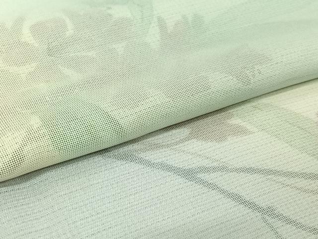 平和屋着物▽訪問着　無双　紗袷　紗×絽　枝花文　三越扱い　正絹　逸品　AABH8616jh_5