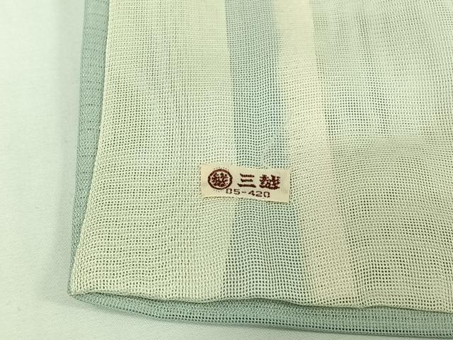 平和屋着物▽訪問着　無双　紗袷　紗×絽　枝花文　三越扱い　正絹　逸品　AABH8616jh_8