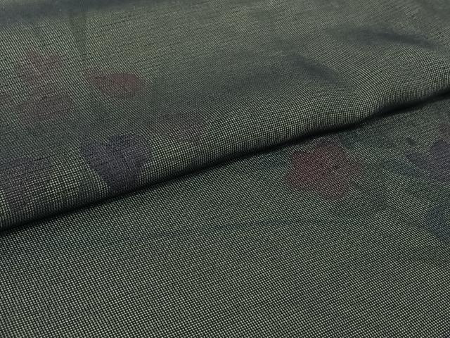 平和屋着物▽訪問着　無双　紗袷　紗×絽　手描き　流水花文　銀彩　三越扱い　正絹　逸品　AABH8617jh_5
