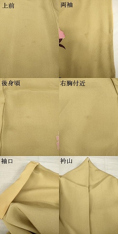 平和屋着物●訪問着　草花文　金彩　高島屋扱い　正絹　逸品　AABH8779ck_7
