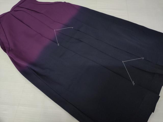 平和屋着物●女性　行灯袴　霞文　暈し染め　洗える着物　AABH8793ck_1