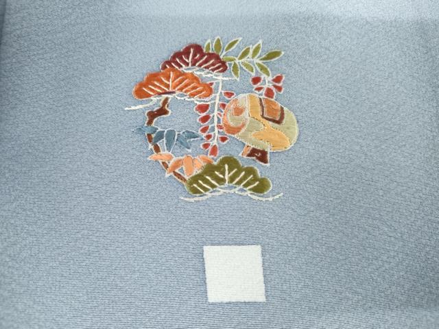 平和屋着物●訪問着　友禅　松竹梅風景文　正絹　逸品　AABH8879cs 平和屋着物○訪問着 友禅 松竹梅風景文 正絹 逸品 AABH8879cs 【公式通販】