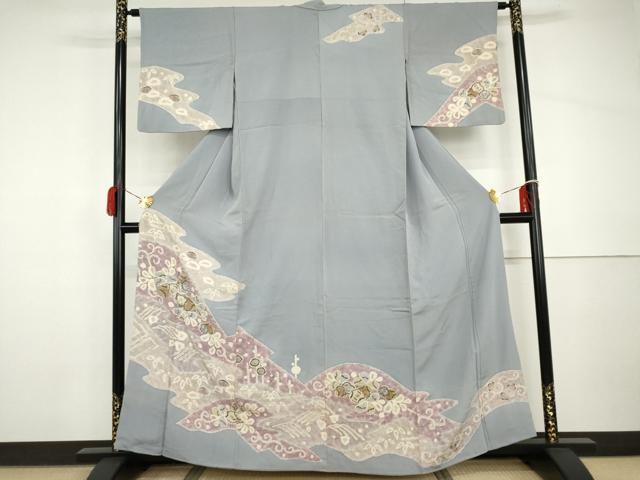 平和屋着物○訪問着 辻が花 絞り 正絹 逸品 AABH8900cs 【公式通販】