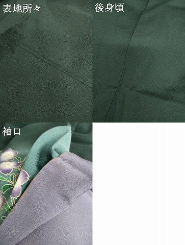平和屋着物●世界的人形師　辻村寿三郎　ジュサブロー　訪問着　枝垂れ花文　暈し染め　金彩　正絹　逸品　AABH8953cs_8