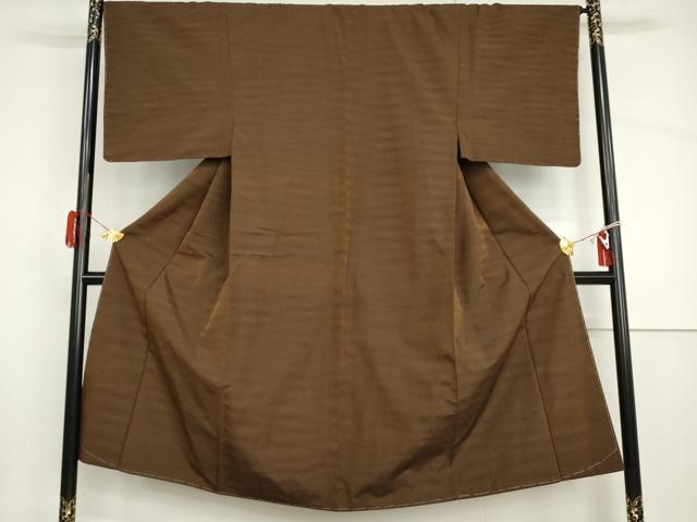 平和屋着物●男性　紬　霞文　正絹　逸品　未使用　AABH8968cs_1