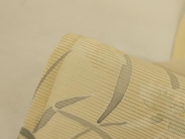 平和屋着物＊夏物　訪問着　絽　駒刺繍　草花文　正絹　逸品　AABH9367jd_6