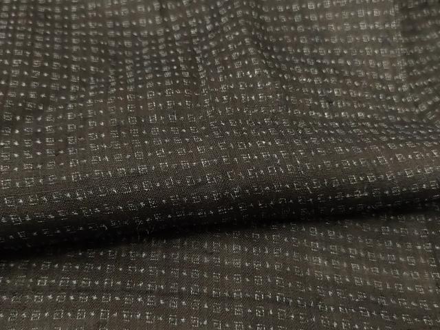 平和屋着物＊夏物　重要無形文化財　本場宮古上布　絣柄　苧麻　逸品　AABH9370jd_4