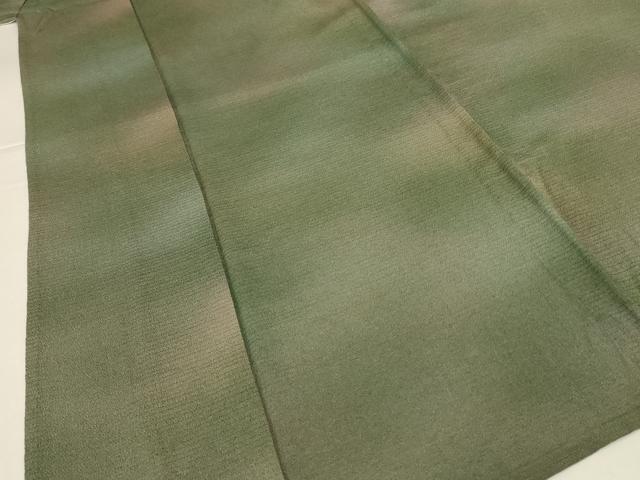 平和屋着物＊夏物　小紋　絽縮緬　霞文　暈し染め　正絹　逸品　AABH9429jd_3