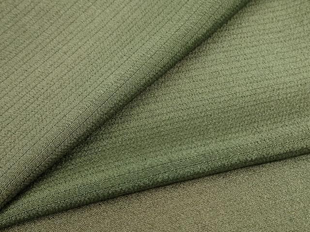 平和屋着物＊夏物　小紋　絽縮緬　霞文　暈し染め　正絹　逸品　AABH9429jd