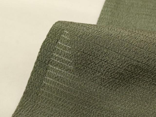平和屋着物＊夏物　小紋　絽縮緬　霞文　暈し染め　正絹　逸品　AABH9429jd_7