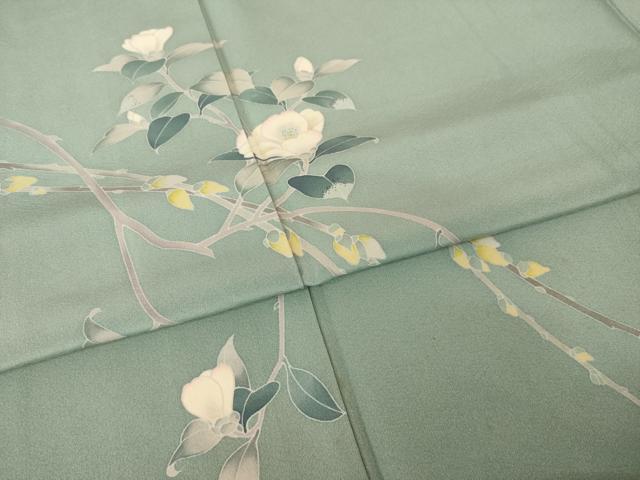 平和屋着物●訪問着　友禅　枝花文　正絹　逸品　AABH9556ck_4