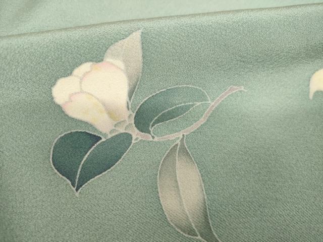 平和屋着物●訪問着　友禅　枝花文　正絹　逸品　AABH9556ck_6