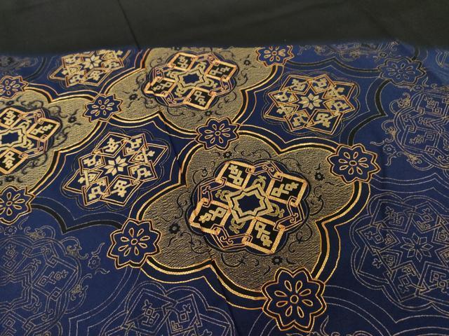 平和屋着物●創業460年・千總　黒留袖　駒刺繍　飾花文　金彩　高島屋扱い　正絹　逸品　AABH9596ck_3