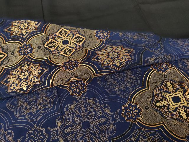 平和屋着物●創業460年・千總　黒留袖　駒刺繍　飾花文　金彩　高島屋扱い　正絹　逸品　AABH9596ck_4