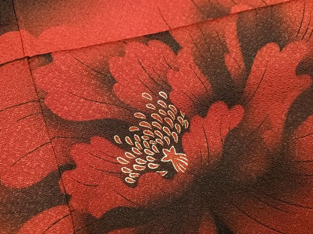平和屋着物●豪華振袖　牡丹　暈し染め　金彩　正絹　逸品　AABH9630ph_5