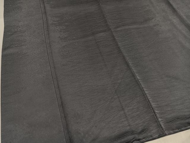 平和屋着物●本加賀友禅作家　柿本市郎　色無地　霞地紋　灰色　正絹　逸品　未使用　AABH9756ph_3