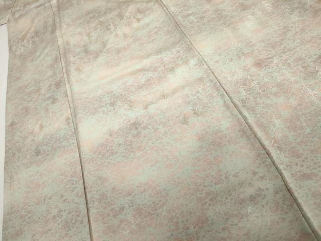 平和屋着物●上質な小紋　樹林地紋　暈し染め　正絹　逸品　AABI0034cs_3