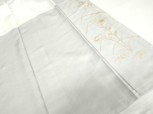 平和屋着物●訪問着　枝花文　暈し染め　金彩　正絹　逸品　AABI0111cs_7