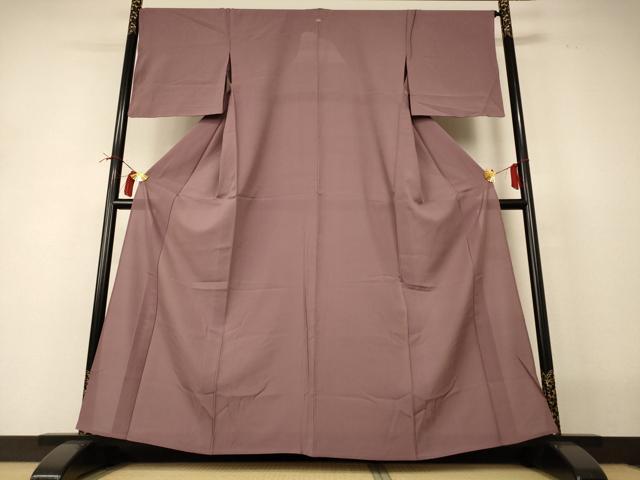 平和屋着物＊夏物　色無地　絽　鴇浅葱色　正絹　逸品　AABI0685jd