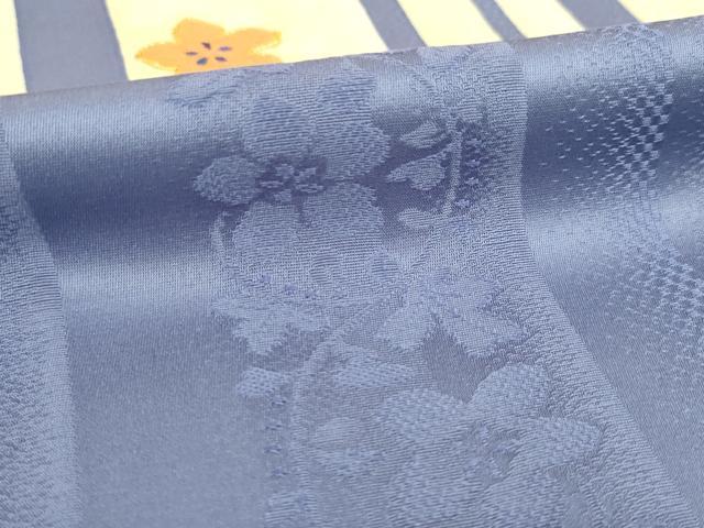 平和屋着物●京友禅　渥美博也　訪問着　駒刺繍　段違い花文　正絹　逸品　AABI0774ck_6