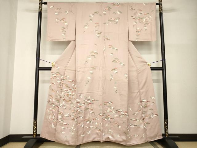 平和屋着物●訪問着　友禅　吉祥文　金彩　正絹　逸品　AABI0817ck