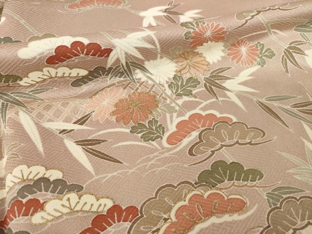 平和屋着物●訪問着　友禅　吉祥文　金彩　正絹　逸品　AABI0817ck_5