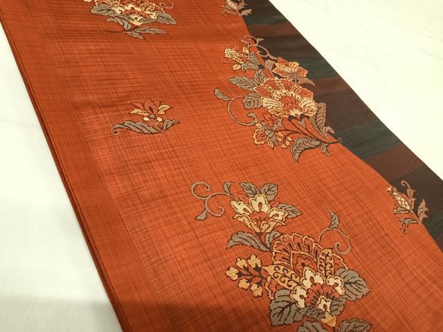 専用帯3326 2295 3222 三点セット ●高級 正絹 有職更紗華文 六通 平和屋着物◎六通柄袋帯 更紗花文 正絹 逸品 AABI0983yx 【公式通販】