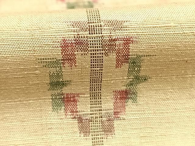 平和屋着物●上質な紬　琉球絣　正絹　逸品　AABI1226fy_5