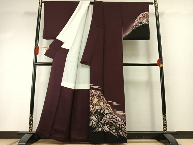 平和屋着物○訪問着 作家物 辻が花 絞り 暈し染め 金彩 正絹 逸品
