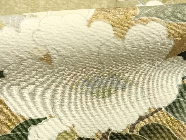 平和屋着物●訪問着　友禅　花鳥文　暈し染め　金銀彩　正絹　逸品　AABI1333fy_5