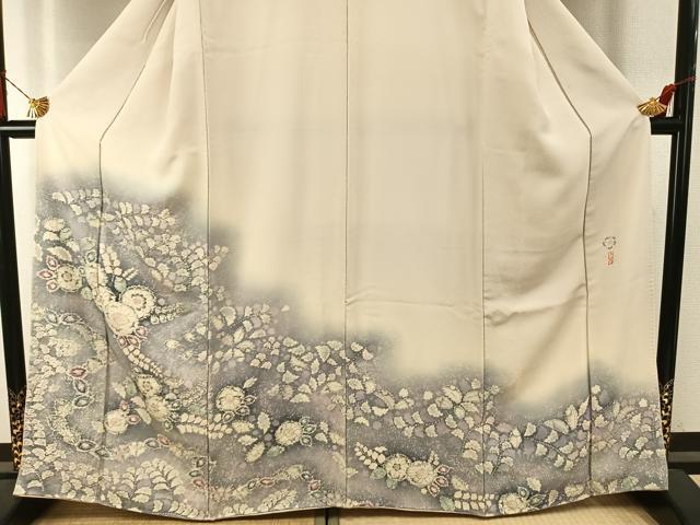 平和屋着物●越後十日町の一流染匠　桐屋・翠山工房　訪問着　辻が花　暈し染め　正絹　逸品　AABI1335fy_2
