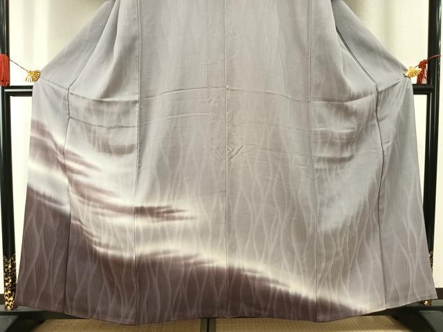 平和屋着物●訪問着　霞文　暈し染め　正絹　逸品　AABI1360fy_2