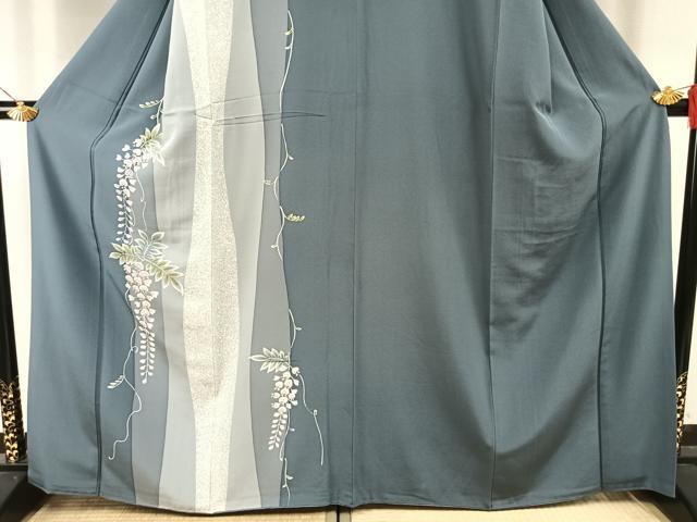 平和屋着物●訪問着　草花文　正絹　逸品　AABI1483fy_2