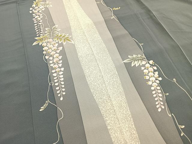 平和屋着物●訪問着　草花文　正絹　逸品　AABI1483fy_3