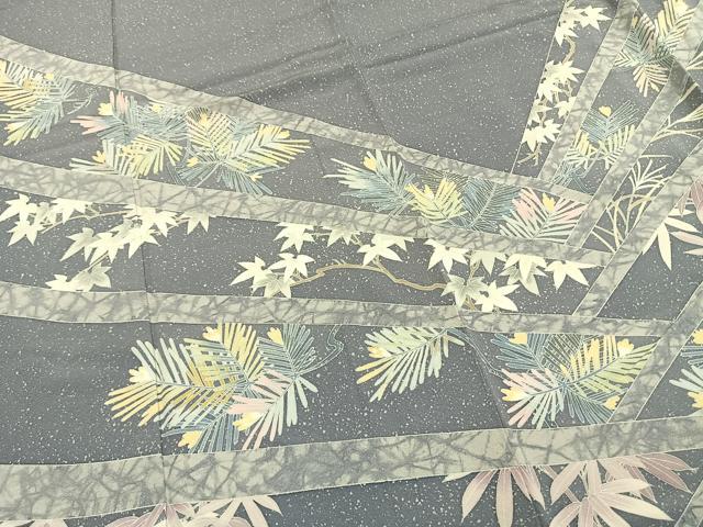 平和屋着物●倉染匠　猟彩友禅作家　倉翔篁　訪問着　松竹　三越扱い　正絹　逸品　AABI1533fy_3