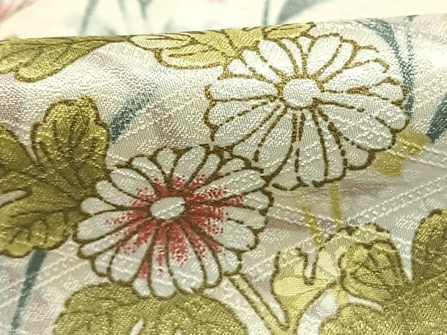 平和屋着物●訪問着　草花文　金彩　洗える着物　未使用　AABI1715fy_5