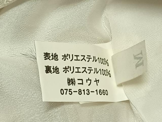 平和屋着物●訪問着　草花文　金彩　洗える着物　未使用　AABI1715fy_6