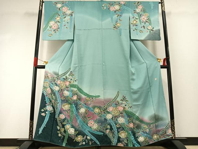 平和屋着物●訪問着　作家物　辻が花　暈し染め　正絹　逸品　AABI1727fy 29,575円