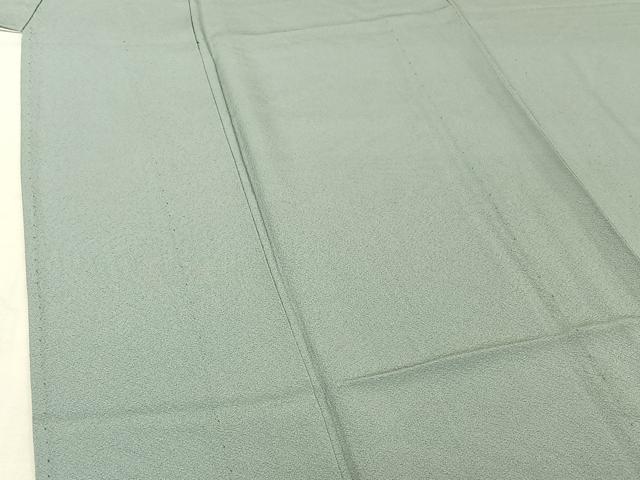 平和屋着物▽上質な色無地　単衣　秘色色　正絹　逸品　AABI2123jh_3