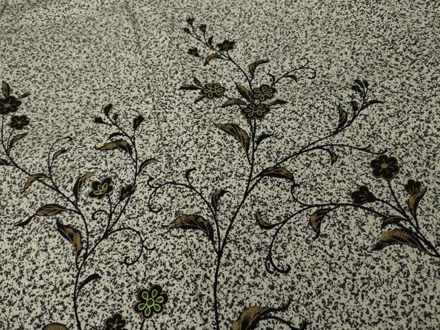 平和屋着物●訪問着　玉蟲　花唐草文　たたき染め　金彩　正絹　逸品　AABI2447ck_3