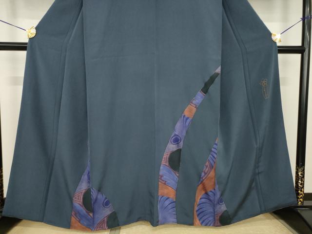 平和屋着物●世界的人形師　辻村寿三郎　ジュサブロー　訪問着　幾何学文　金彩　正絹　逸品　AABI2459ck_2