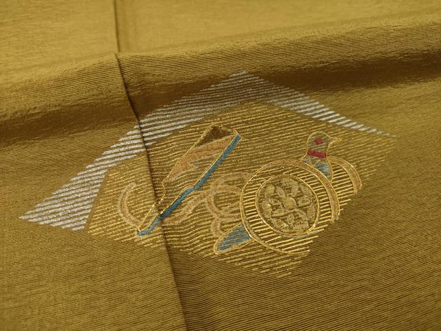 平和屋着物●訪問着　刺繍　玩具文　金銀彩　正絹　逸品　AABI2475ck_5