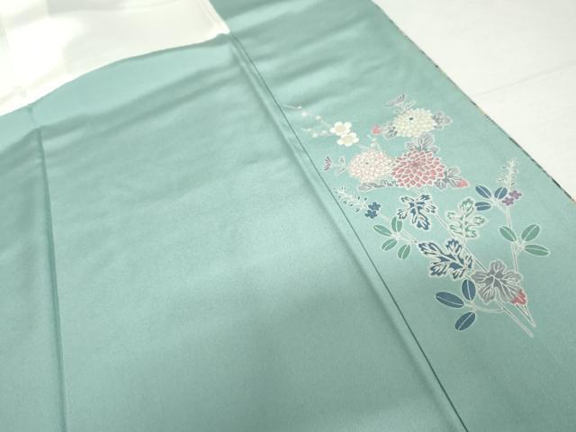 平和屋着物●訪問着　鴛鴦枝花文　暈し染め　金彩　正絹　逸品　未使用　AABI2575cs_7