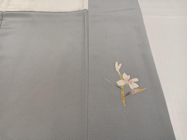 平和屋着物●京加賀友禅　百貫石峰 　訪問着　友禅　作家物　枝垂れ桜　正絹　逸品　AABI2964ph_7