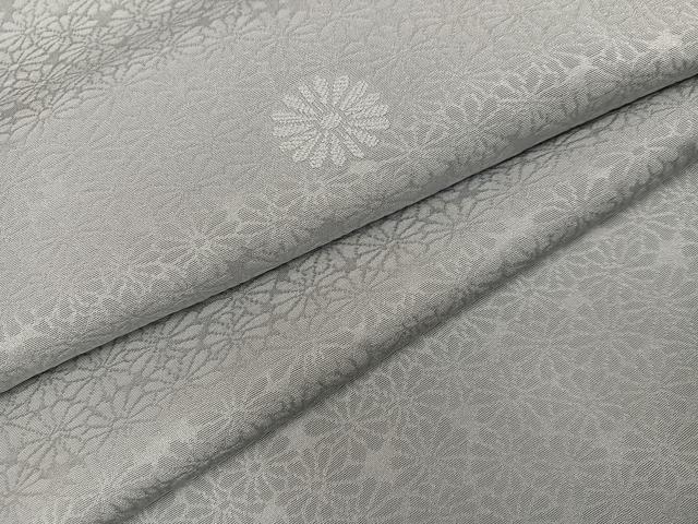 平和屋着物●上質な色無地　花地紋　潤色　正絹　逸品　AABI2979ph