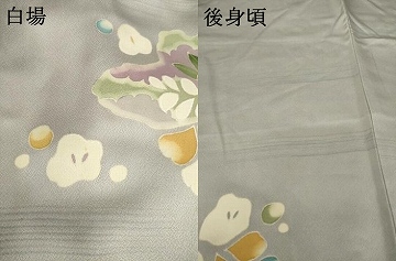 平和屋着物●訪問着　辻が花　刺繍　舞花文　正絹　逸品　AABI4509ck_7