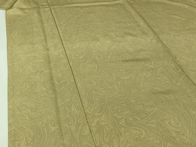 平和屋着物▽上質な小紋　単衣　墨流し文様　正絹　逸品　AABI4608jh_3